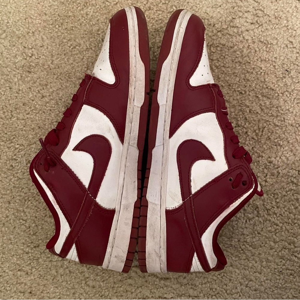 Red and White Sneakers